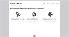 Desktop Screenshot of invest-innove.com